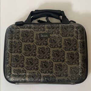 ICON Elegant Black and Gray Laptop Case